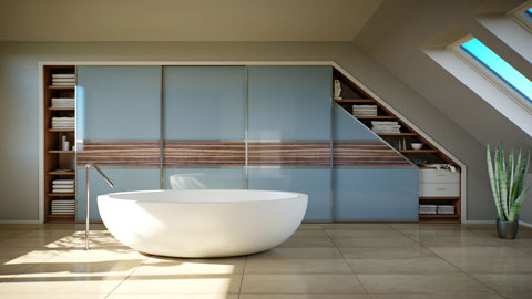 Badezimmerschrank in einer zweiten Variante.