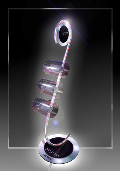 Display for video game consoles - made wih PYTHA