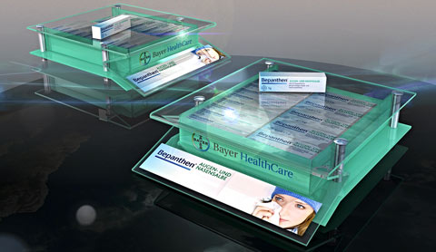 Product display designed with PYTHA