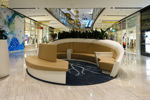 Westfield Shopping Mall, Sydney - planned with PYTHA