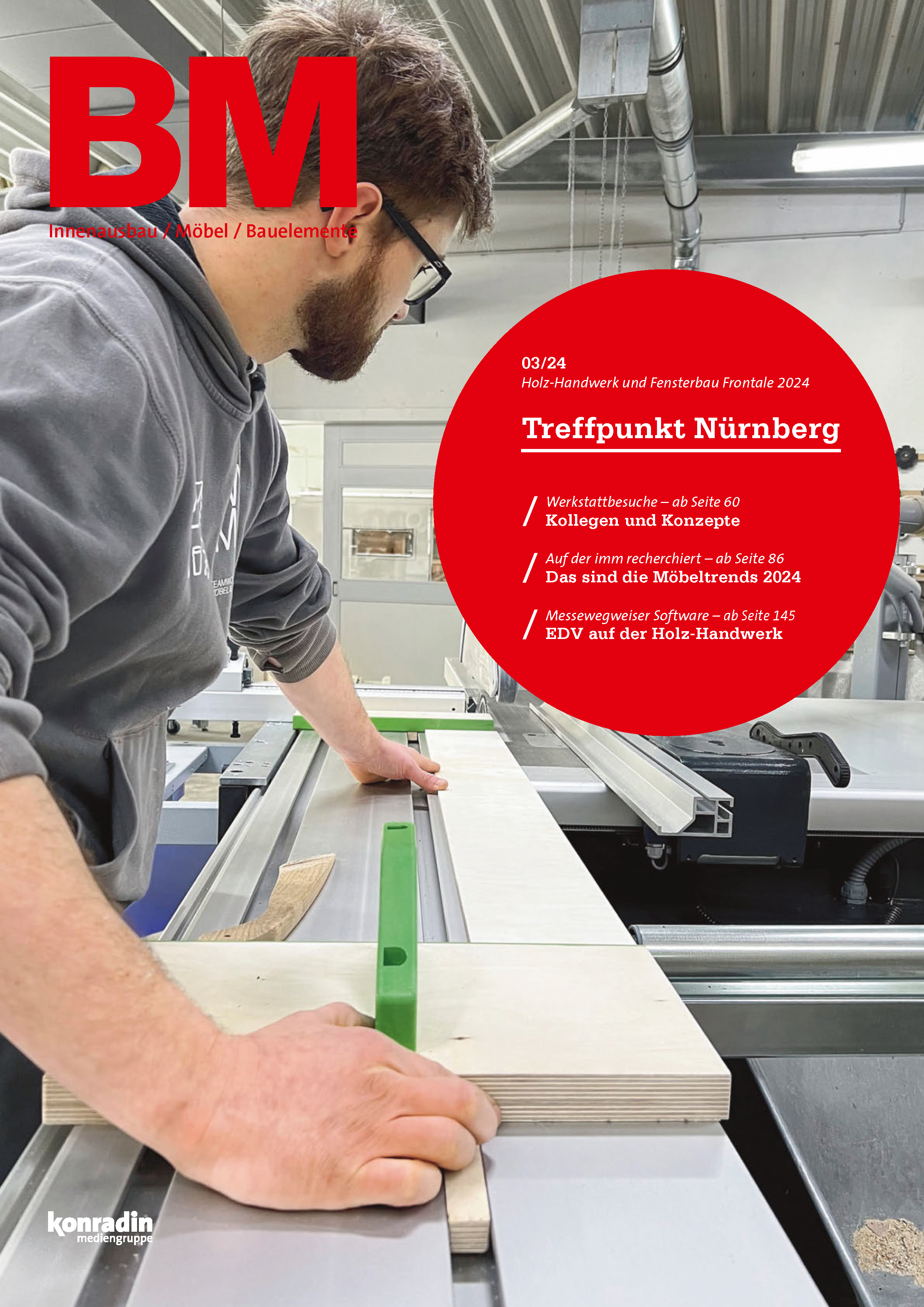 Titelseite der Zeitschrift BM, Ausgabe März 2024